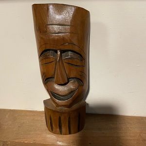 Hand carved Wooden Mask, Made in Mexico